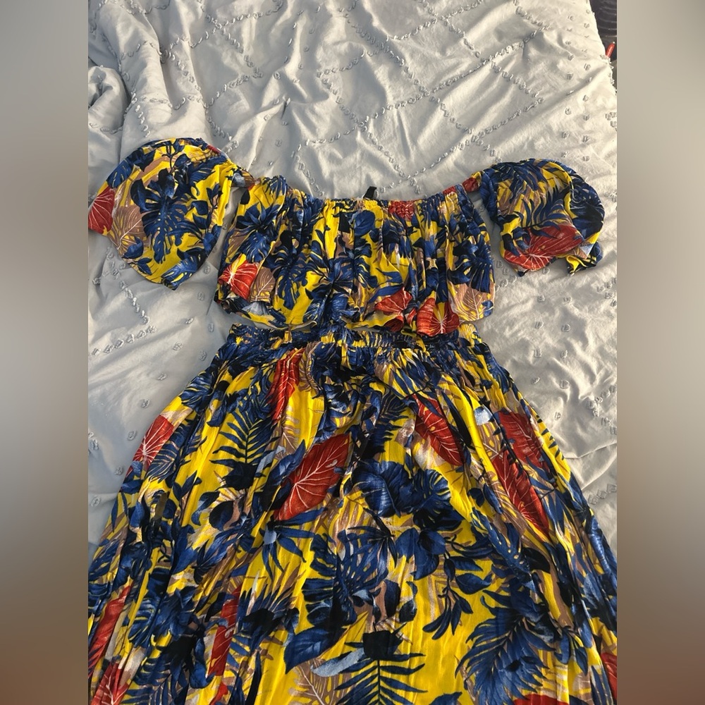 Two-Piece Floral Set